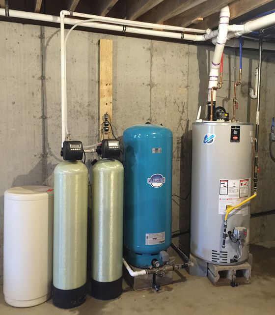 New Water Tank & Water Conditioning System in Burlington County, NJ